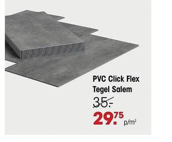 Kwantum Pvc click flex tegel salem aanbieding