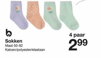 Zeeman Sokken aanbieding