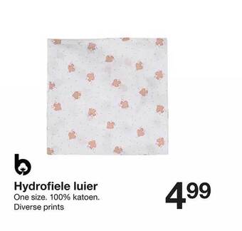 Zeeman Hydrofiele luier aanbieding
