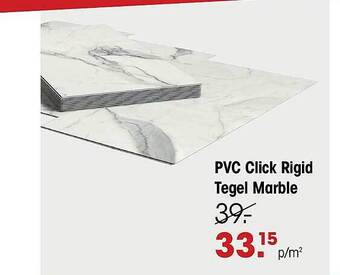 Pvc click rigid tegel marble