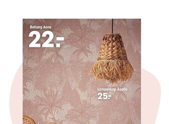 Behang anne, lampenkap apollo