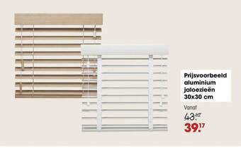 Kwantum Aluminium jaloezieёn aanbieding