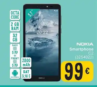 Cora Nokia smartphone c2 aanbieding