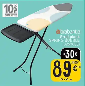Cora Brabantia strijkplank aanbieding