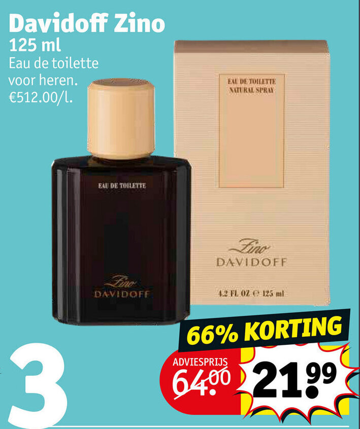 Davidoff Zino 125 ml promotie bij Kruidvat