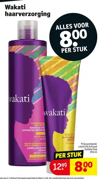 Kruidvat Wakati haarverzorging aanbieding