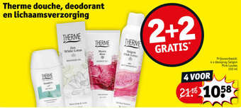 Kruidvat Therme douche, deodorant en lichaamsverzorging aanbieding