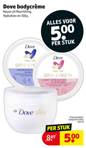 Kruidvat Dove bodycreme aanbieding