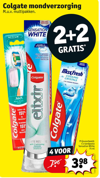 Kruidvat Colgate mondverzorging aanbieding