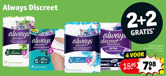 Kruidvat Always discreet aanbieding