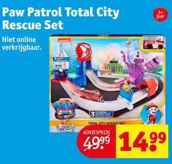 Kruidvat Paw Patrol total city rescue set 3+ jaar aanbieding