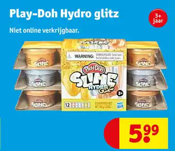 Kruidvat Play-Doh hydro glitz 3+ jaar aanbieding