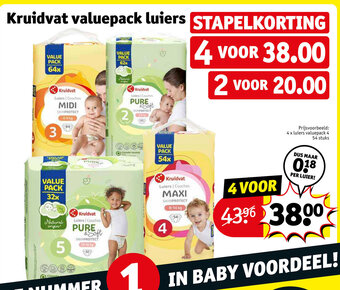 Kruidvat Valuepack luiers aanbieding