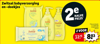 Kruidvat Zwitsal babyverzorging en -doekjes aanbieding