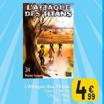 Cora L'attaque des titans aanbieding