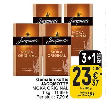 Cora Gemalen koffie jacqmotte aanbieding