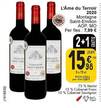 Cora L'âme du terroir saintemilion aanbieding