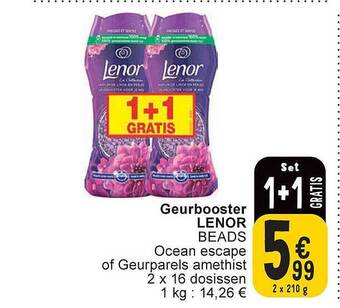 Cora Geurbooster lenor beads aanbieding