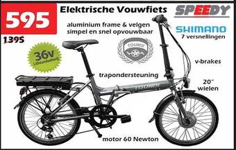 iTEK Elektrische vouwfiets aanbieding