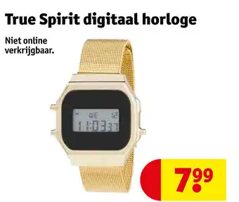 Kruidvat True spirit digitaal horloge aanbieding