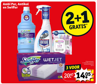 Kruidvat Ambi pur, antikal en swiffer aanbieding