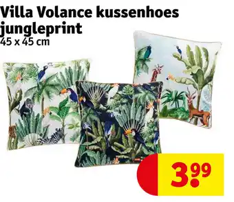Villa volance kussenhoes jungleprint 45 x 45cm