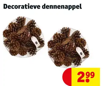 Decoratieve dennenappel