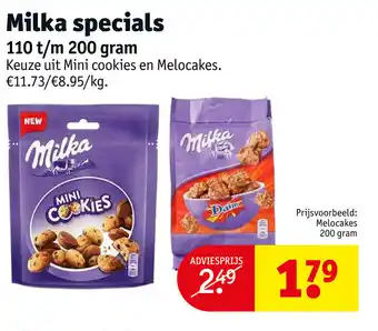 Kruidvat Milka specials 110 t/m 200 gram aanbieding