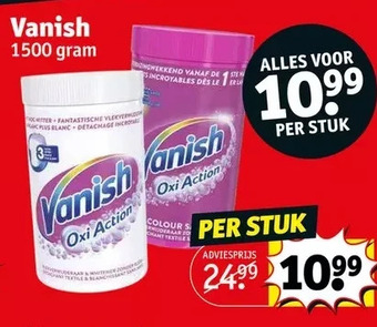 Kruidvat Vanish aanbieding