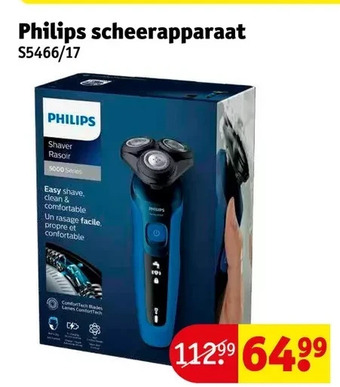 Kruidvat Philips scheerapparaat aanbieding