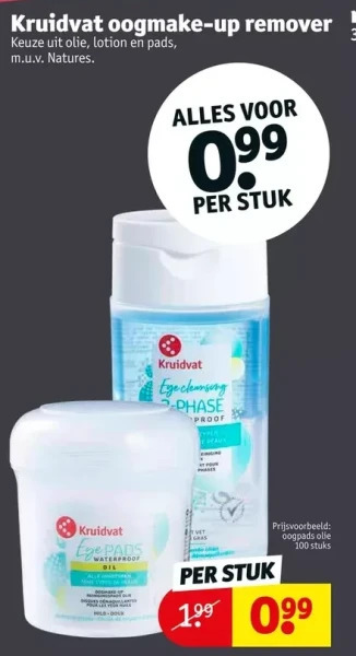 Kruidvat oogmake-up remover
