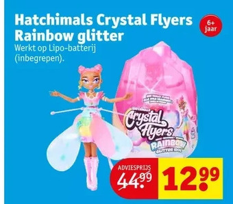 Kruidvat Hatchimals crystal flyers rainbow glitter aanbieding
