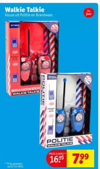 Kruidvat Walkie talkie aanbieding