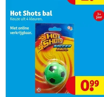 Kruidvat Hot shots bal aanbieding