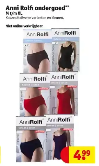 Kruidvat Anni rolfi ondergoed mt/m xl aanbieding