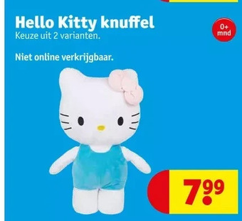 Hello kitty knuffel