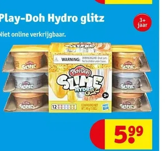 Kruidvat Play-doh hydro glitz aanbieding