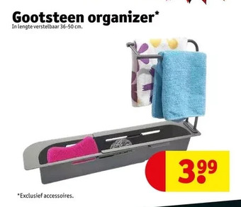 Kruidvat Gootsteen organizer aanbieding