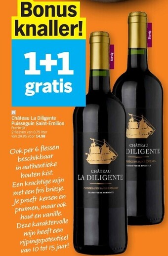 Albert Heijn Château la diligente puisseguin saint-emilion aanbieding