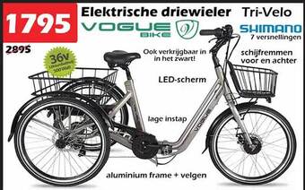 iTEK Elektrische driewieler aanbieding