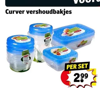 Kruidvat Curver vershoudbakjes aanbieding
