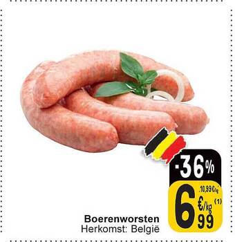 Cora Boerenworsten aanbieding