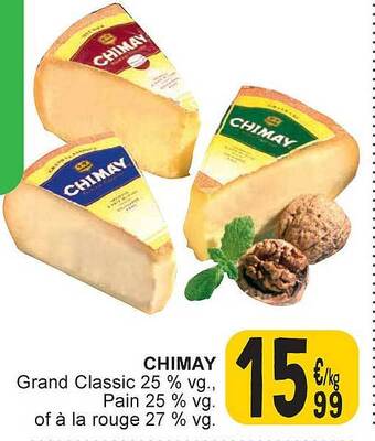 Cora Chimay aanbieding