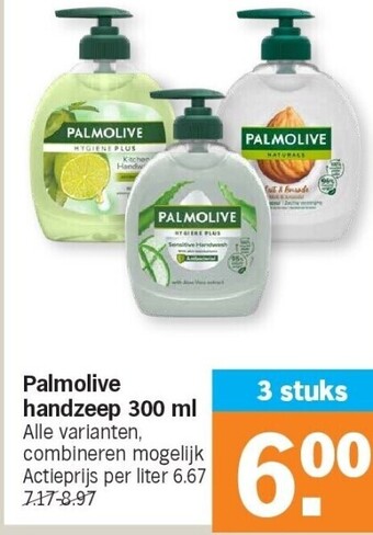 Albert Heijn Palmolive handzeep 300 ml aanbieding