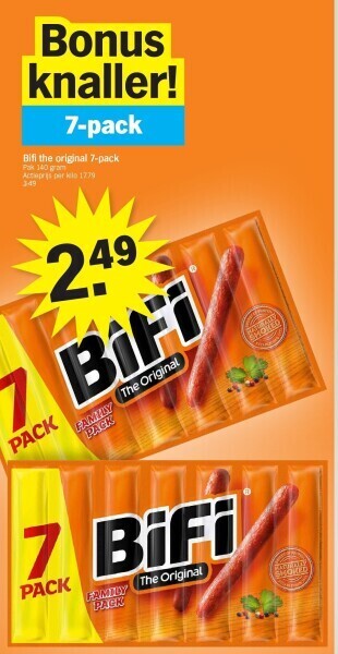 Bifi the original 7-pack