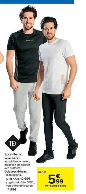 Sporttshirt voor heren