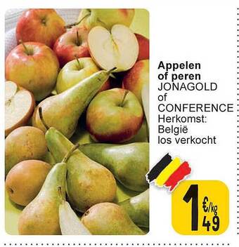 Cora Appelen of peren aanbieding