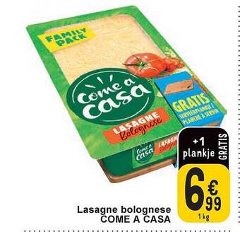 Cora Lasagne bolognese come a casa aanbieding