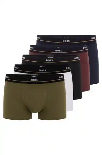 Hugo boss boss heren trunk 5p essential boxershorts