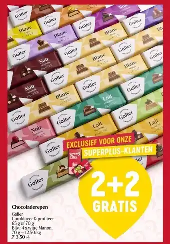 Chocoladerepen galler